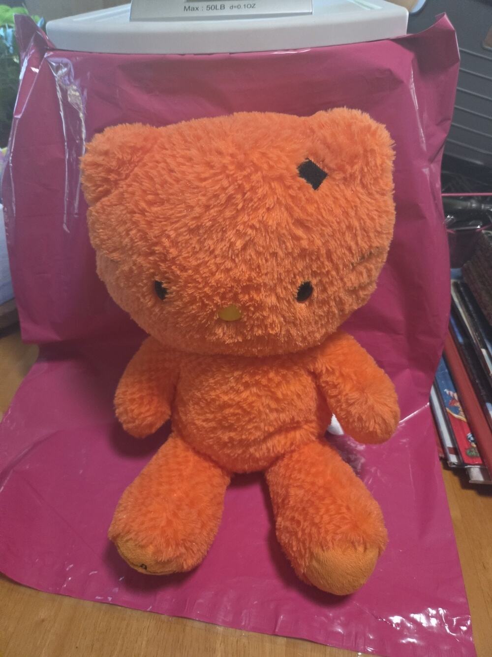 Build A Bear Sanrio Hello Kitty Halloween Orange Retired Rare 18in. Plush NO BOW